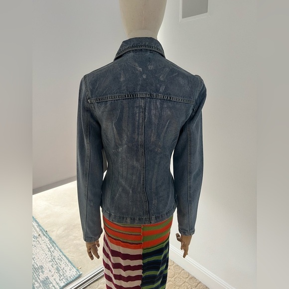 Blank NYC - metallic denim jacket - XS - Picture 9 of 12